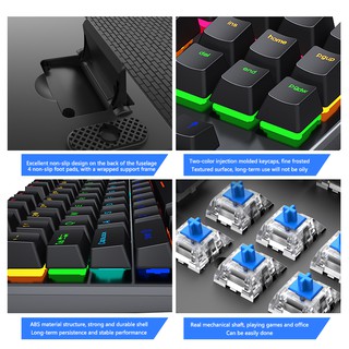 Cpstech Ct87 Oreo Mechanical Keyboard 87 Keys Gaming Keyboard Gamer 