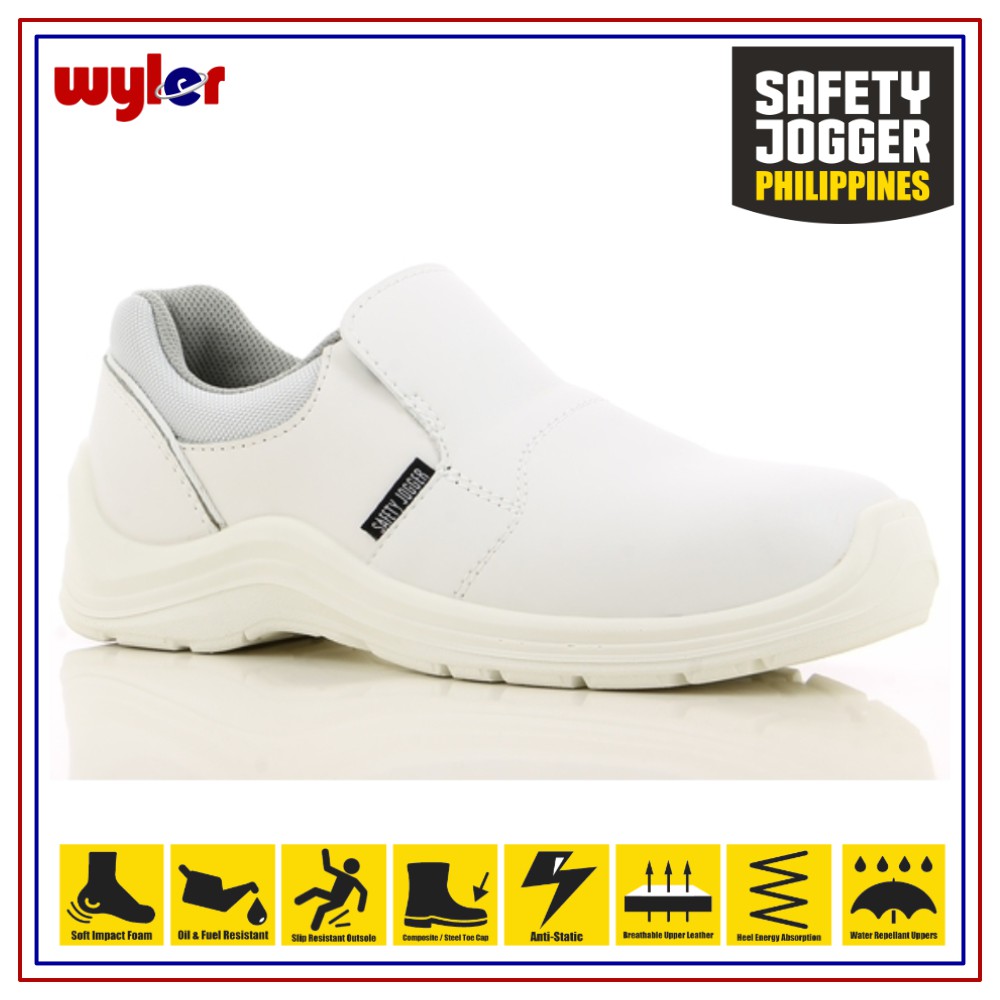 steel toe cap chef shoes
