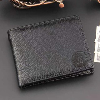 New Stock Leather Wallet for Men's 3 sides 2 folds Coin Purse Black/Brown Q008 #6