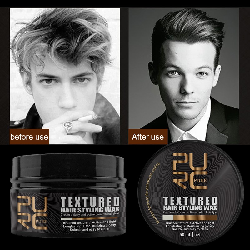 PURC Strong Hold Hair Styling Wax For Men Hold Hair styles Matte Finished  Molding Cream Stereotypes Type Hair Wax TALLER | Shopee Philippines