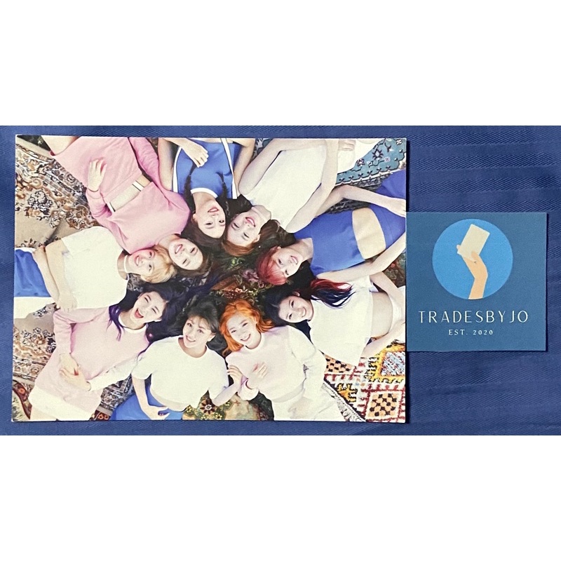 TWICE - TWICECoaster: Lane 1 Album Postcard Laying Down ver | Shopee ...