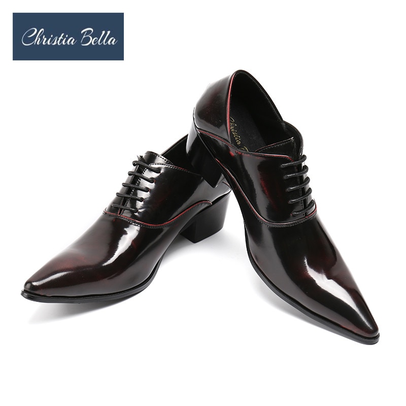 mens formal shoes with heels