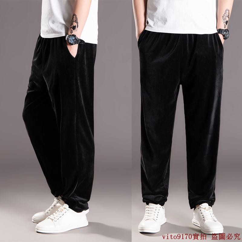 black velvet pants