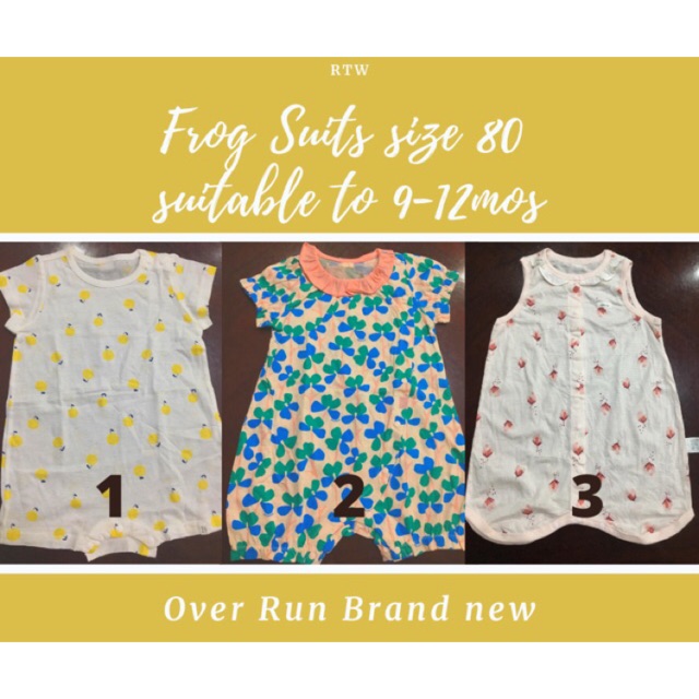 frog design baby clothes