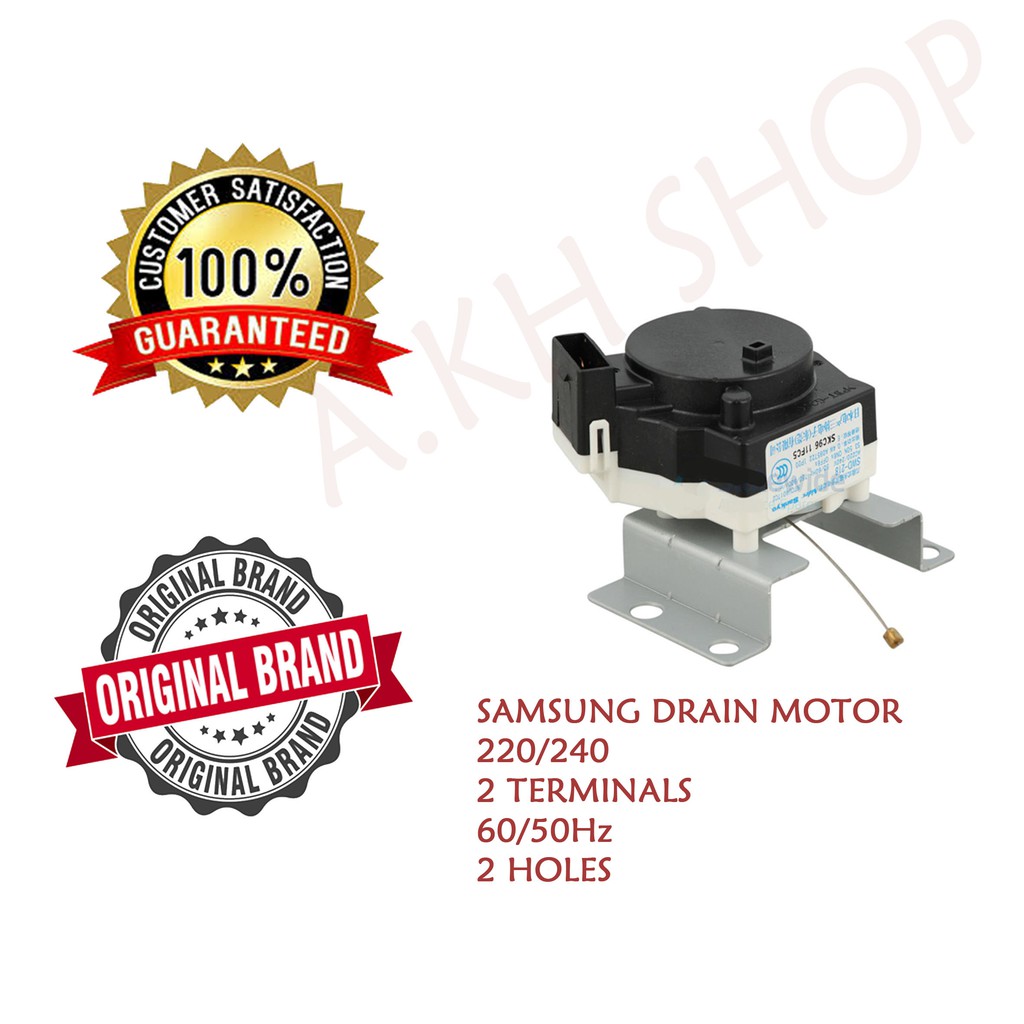 ORIGINAL DRAIN MOTOR FOR SAMSUNG ACTIVE DUAL WOBBLE TOP LOAD AUTOMATIC WASHING MACHINE 220 VOLT