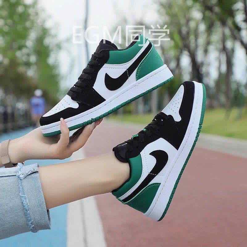 White Rubber Shoes For Women Hot New Fashion Nike Air Jordan 1 Low Cut Sport Couple Running Men S Sh Shopee Philippines