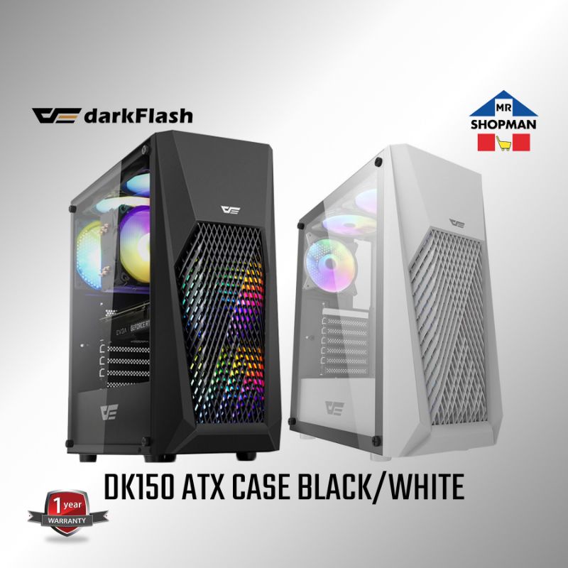 Darkflash DK150 Black / White Desktop Computer PC Case Shopee Philippines