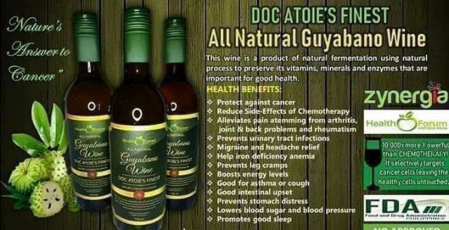 Guyabano Wine By Doc Atoie Shopee Philippines