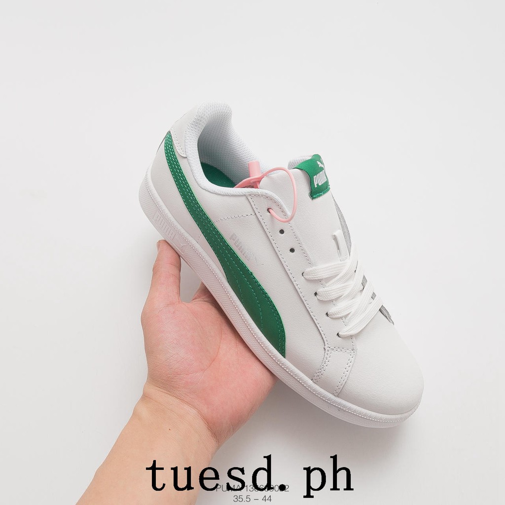 puma smash platform leather