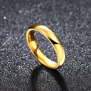 Couple ring stainless gold wedding jewelry(1 pcs) #2