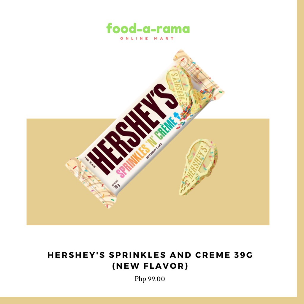 Hershey's Sprinkles and Creme 39g (New Flavor) Shopee Philippines