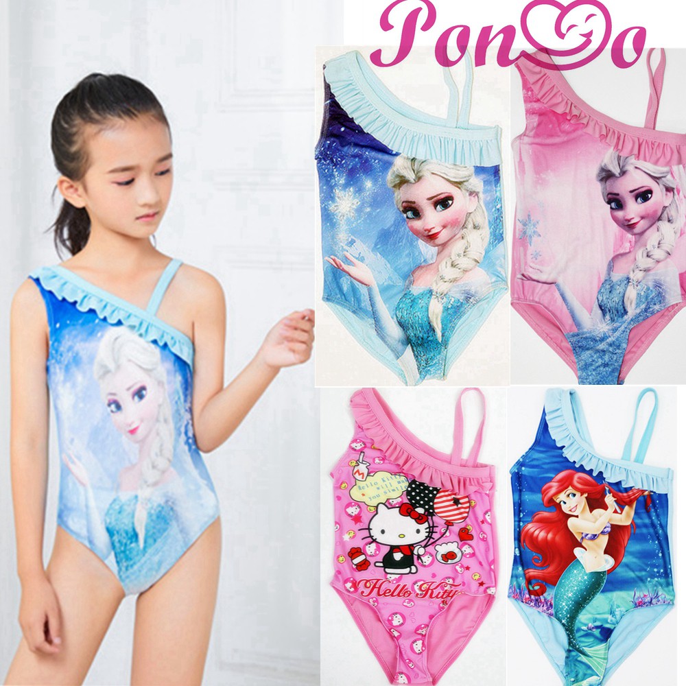 girls frozen swimsuit