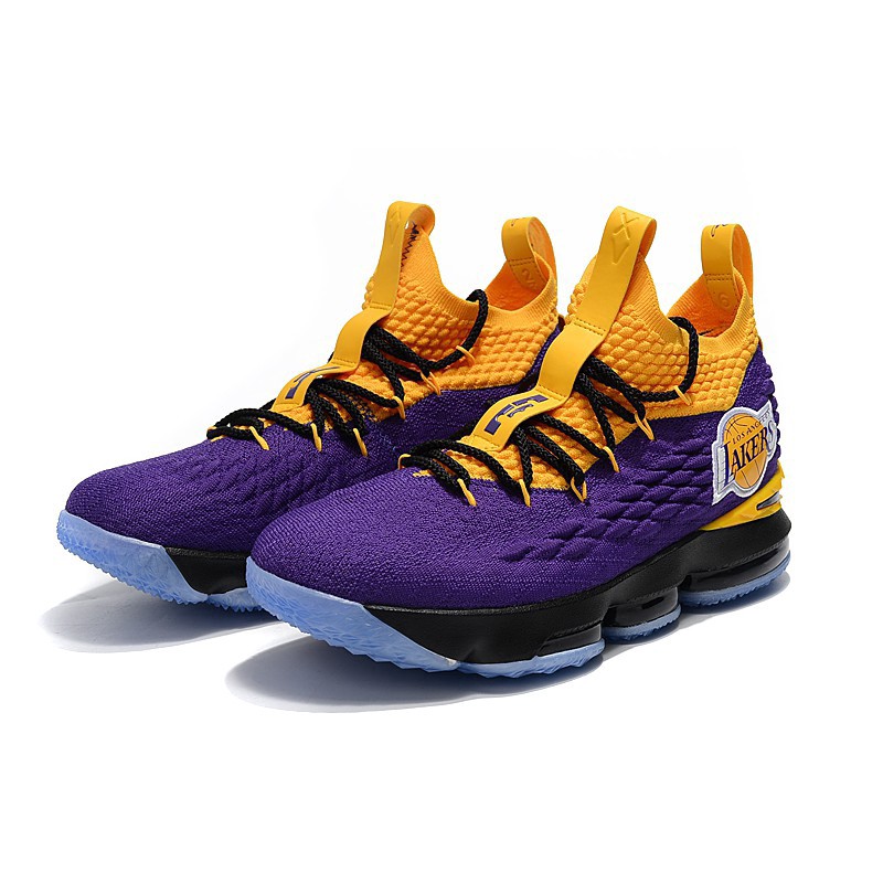 lebron 15 purple and yellow