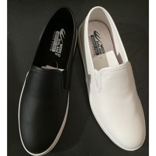 world balance shoes black and white