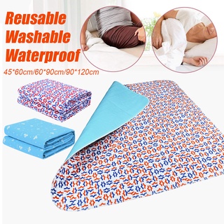 Washable Underpads Bed Reusable Pad Waterproof Incontinence Hospital Home Use
