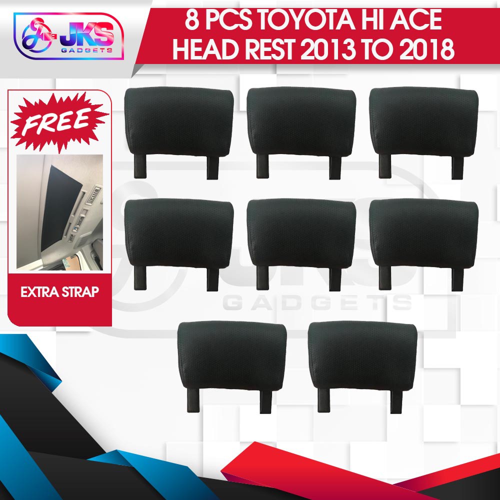 Headrest Toyota Hi Ace Commuter up to 2023 model 8pcs Head Rest with Free  Ceiling Cover | Shopee Philippines