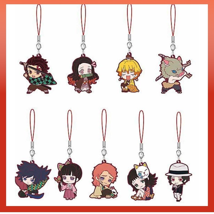 Demons Slayer Gachapon Rubber Charm Figure | Shopee Philippines