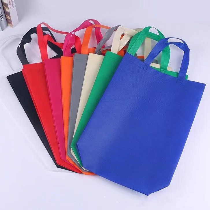1 Pcs Eco Bag Expandable Reusable Shopping Handbag Non-woven Fabric ...