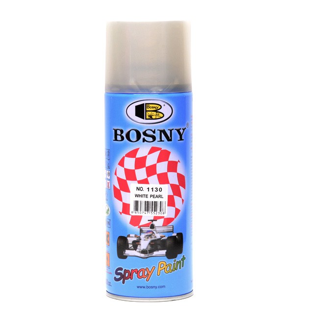Bosny No. 1130 White Pearl Metallic Spray Paint | Shopee Philippines