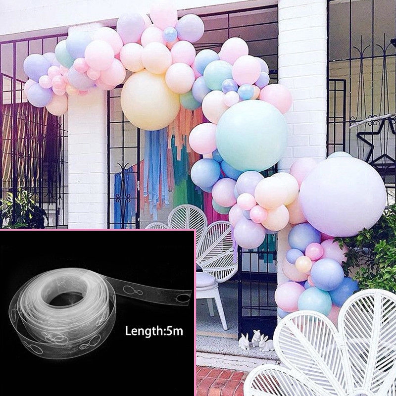 Balloon Strip Connect Chain Diy Balloon Arch Strip Tape Shopee