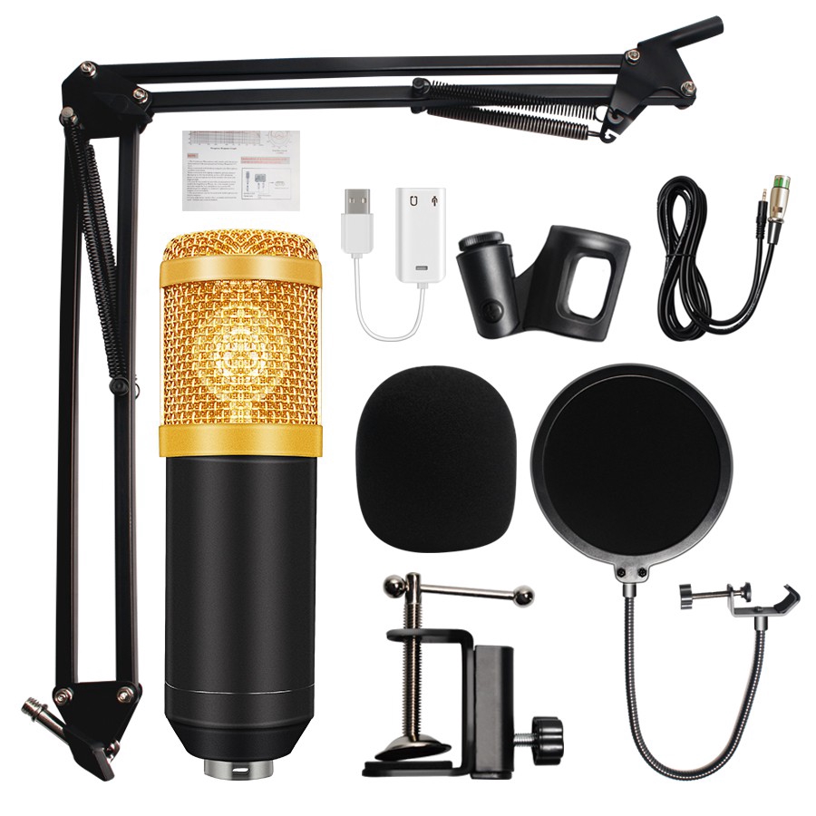 BM800 Set Condenser Computer/Audio/KTV Microphone Shopee Philippines