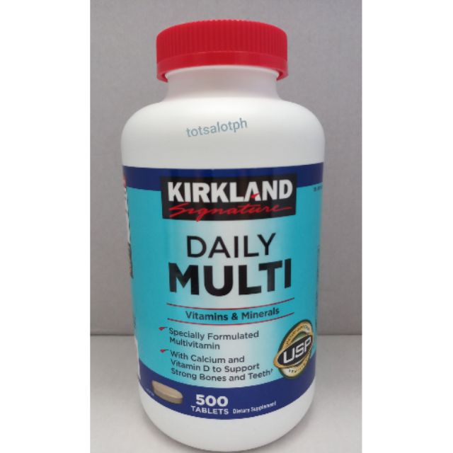 Kirkland Multivitamins & Minerals 500 tablets Shopee Philippines