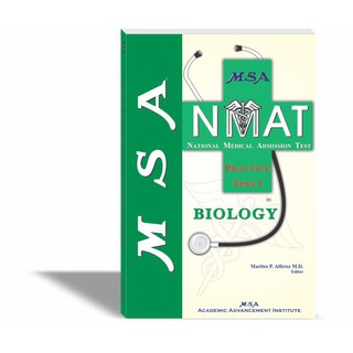 MSA NMAT Practice Test in Biology (Authentic / Brand New)
