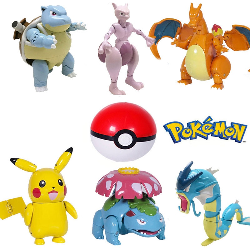 Pokemon Sun Moon Deformation Pokeball Action Figure Toys Transformation