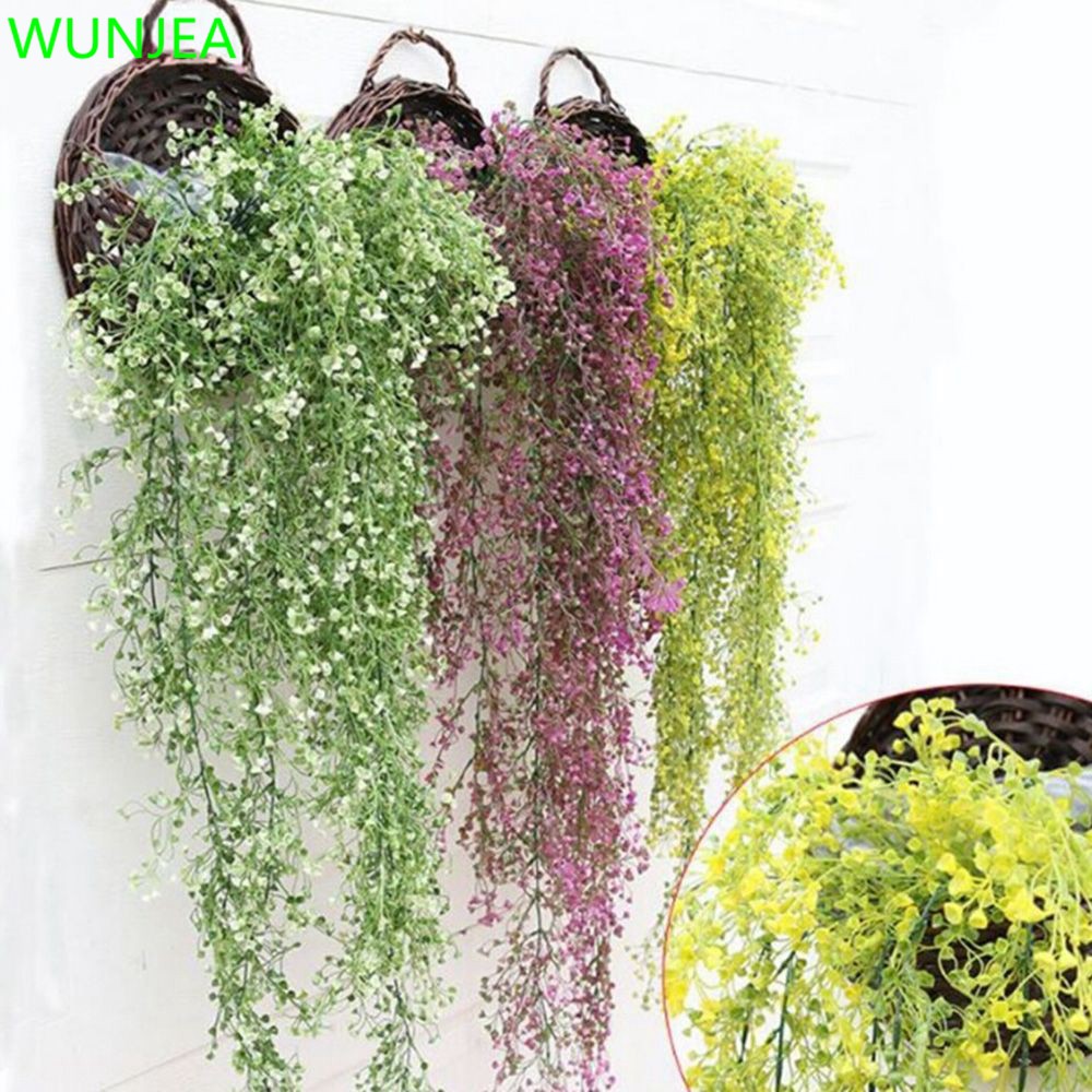 Artificial Wisteria Garland Ivy Flower Fake Foliage Vine ...