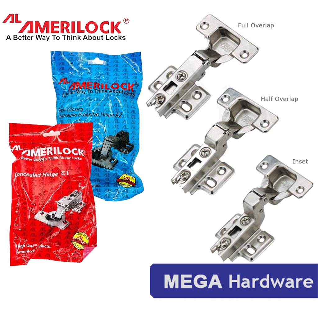 AMERILOCK Concealed Hinges for (C1, C2, C3) (A1, A2, A3
