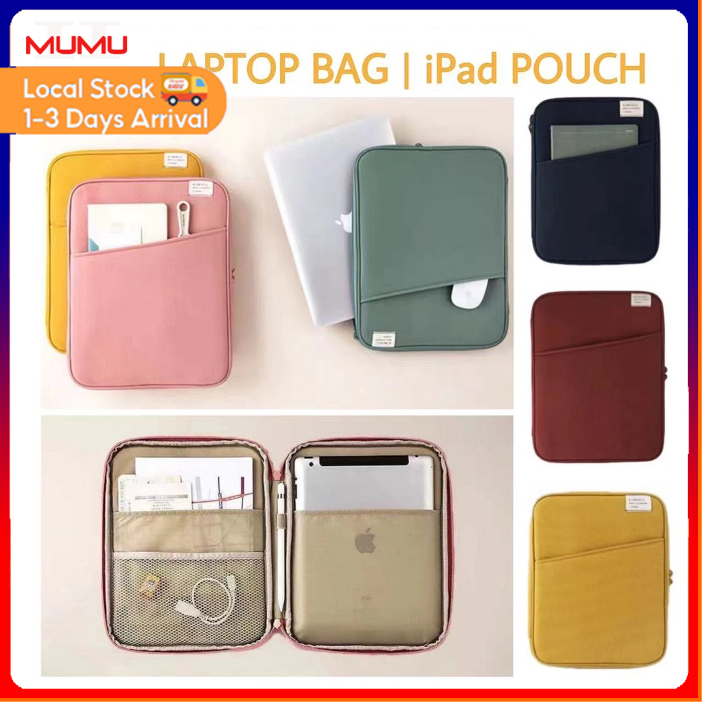 Mumu 5 Color Laptop Bag IPad 10 11 13 Inch Korean Design IPad Protector