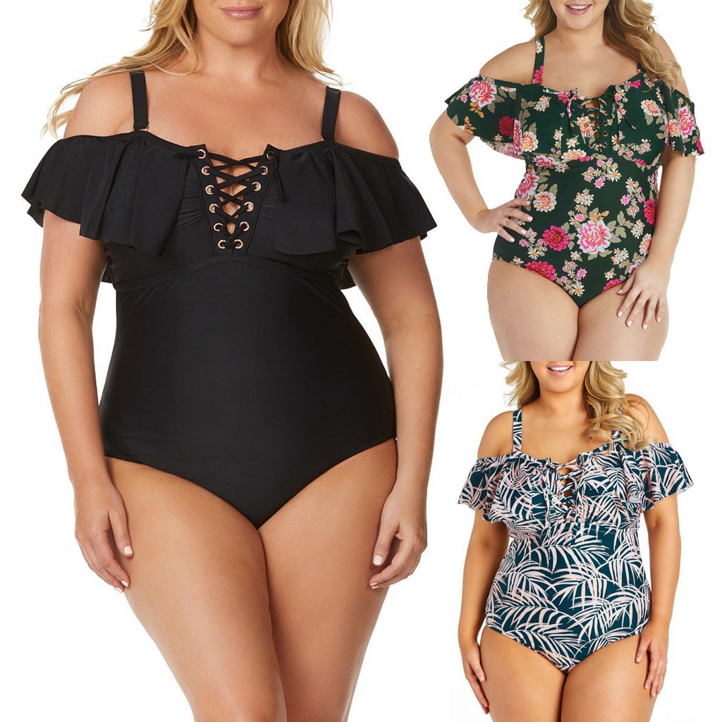 cold shoulder one piece swimsuit