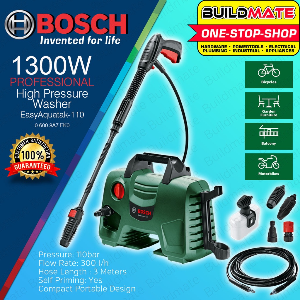 Bosch Easyaquatak 110 1300w Pressure Washer | truongquoctesaigon.edu.vn