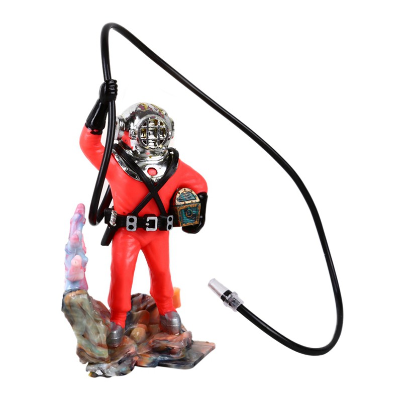 firefighter fish tank decorations