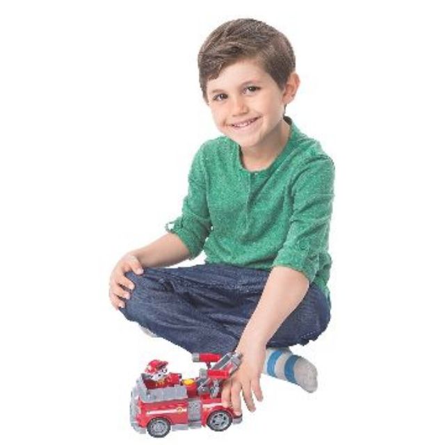 paw patrol marshall transforming fire truck