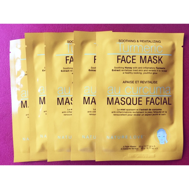 Nature love turmeric face mask