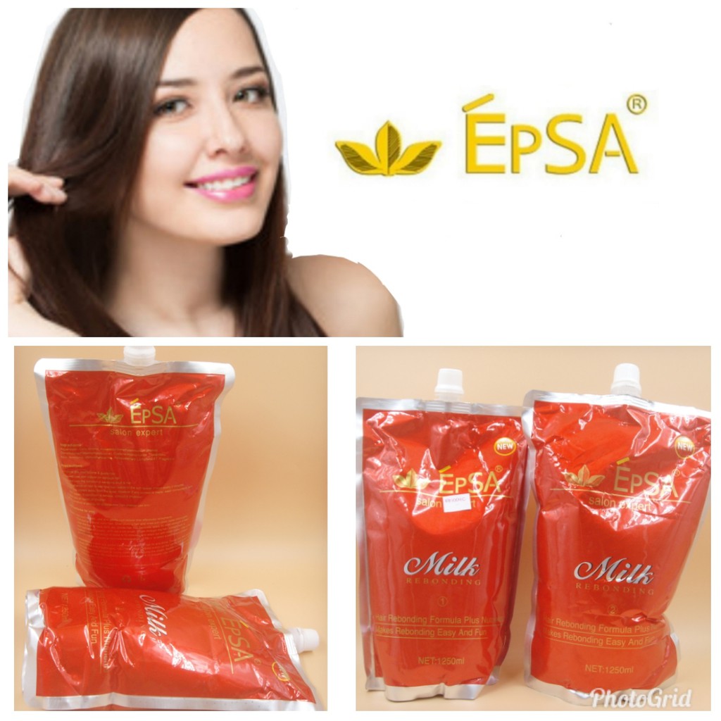EPSA Milk Rebonding Set &2 for Salons 1250ml 1004C | Shopee Philippines