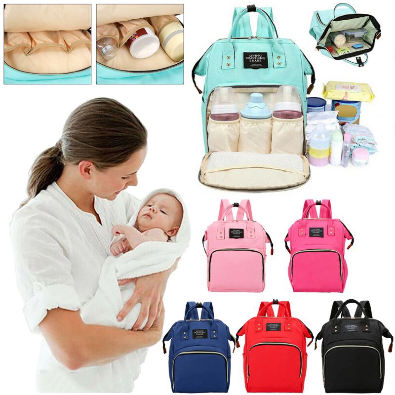 Baby Diaper Nappy Changing Mummy Bag Large Rucksack Hospital Maternity Backpack