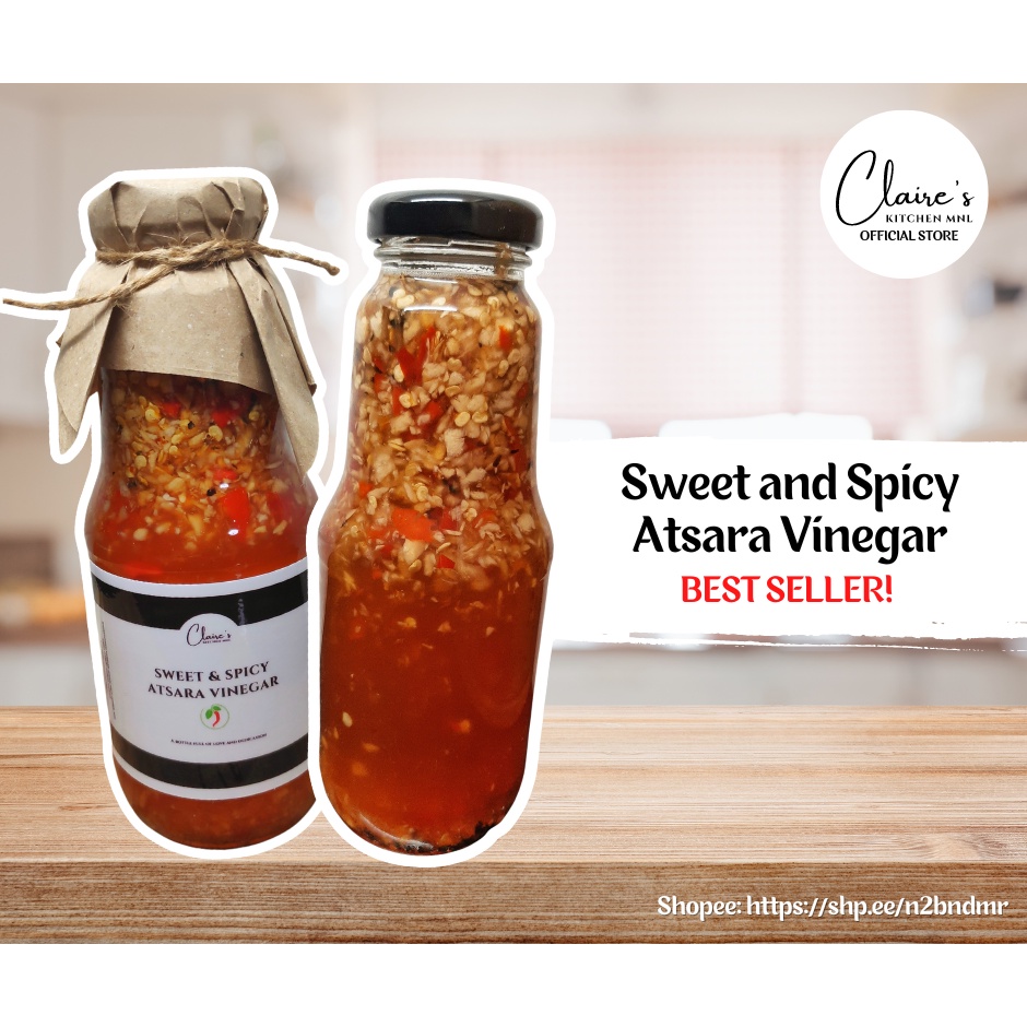 Claires Kitchen Mnl Special Spiced Vinegar And Sweet And Spicy Atsara