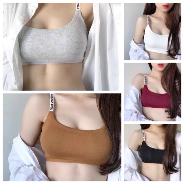 yoga crop top bra