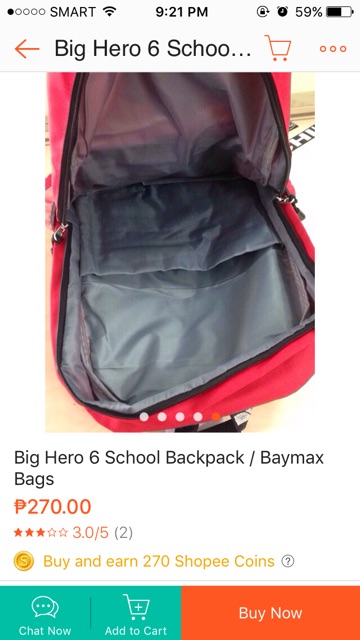 big hero backpack