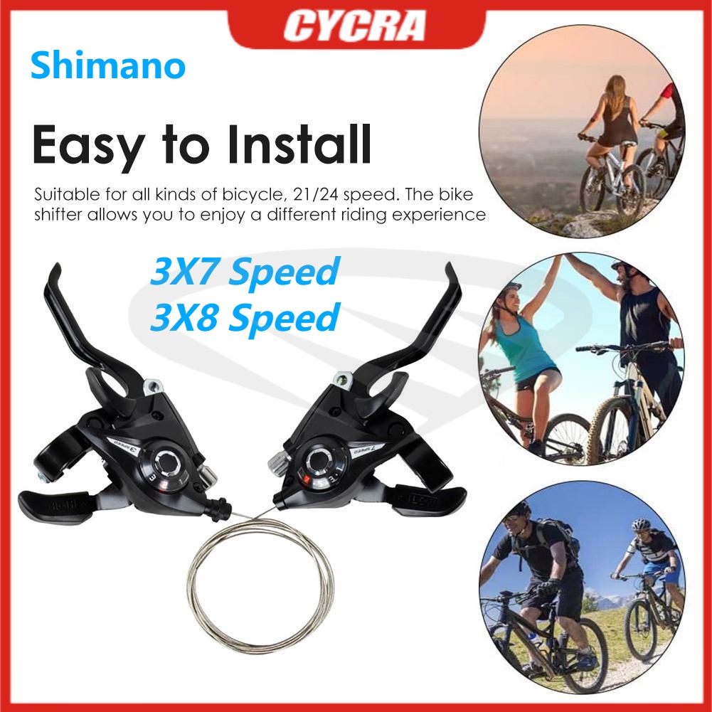 Shimano Bike Derailleurs 3x7 21 Speed 3x8 24 Speed Switch MTB Bicycle