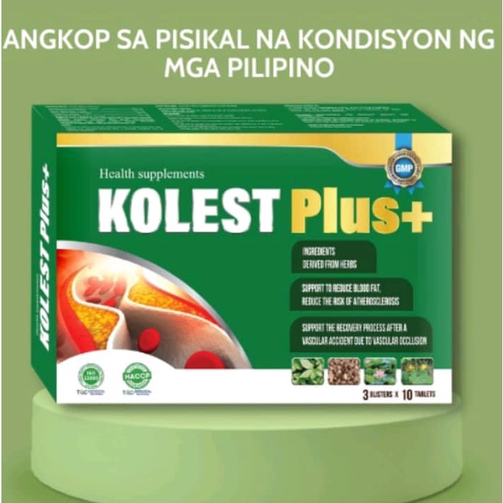 ”Kolest Plus +”Bawasan ang panganib ng mga sakit sa cardiovascular tulad ng stroke at arthritis”
