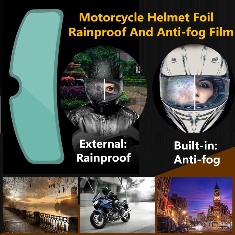 1pcs Clear Antifog patch Motorcycle Full Face Helmet Generic Helmets