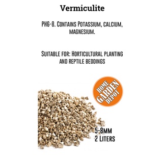 2 liters Vermiculite | A Substrate Mixture for Horticultural planting and reptile beddings