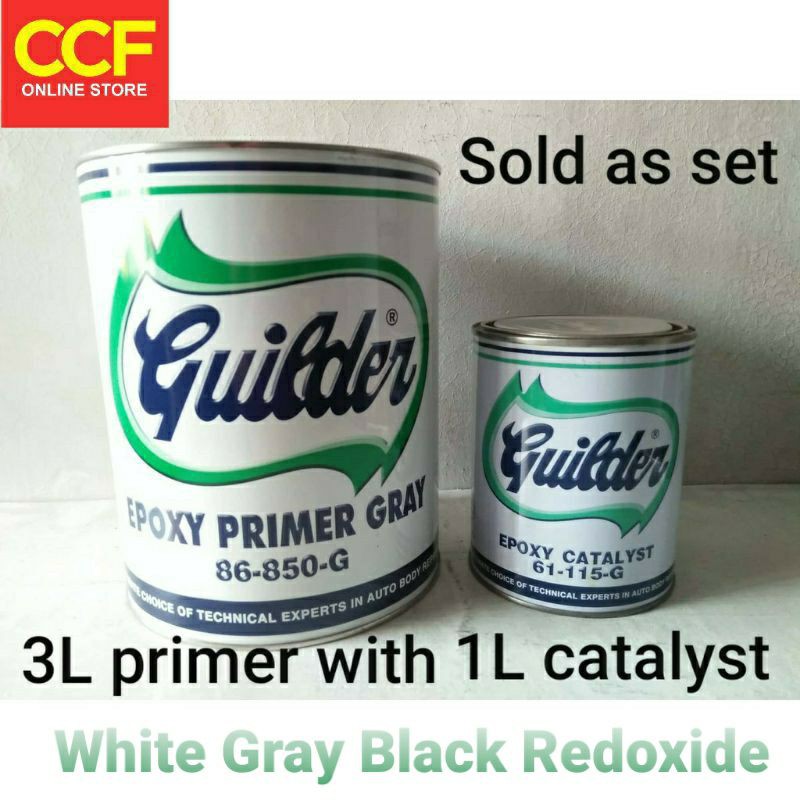 Guilder Epoxy Primer with Epoxy Catalyst 4 Liters Gallon Shopee