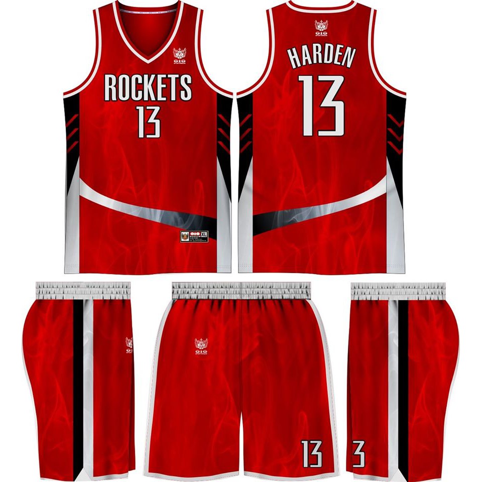 houston rockets jersey design