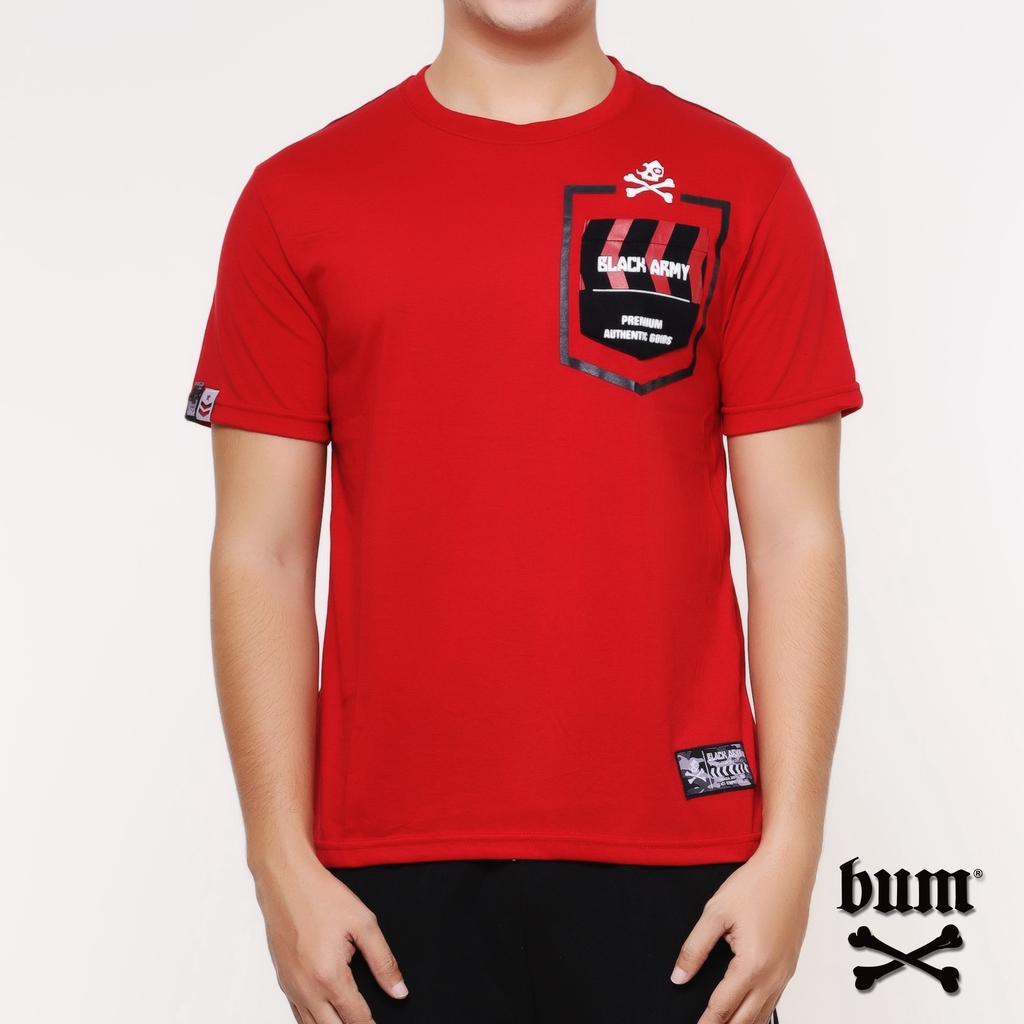 men's red graphic tees