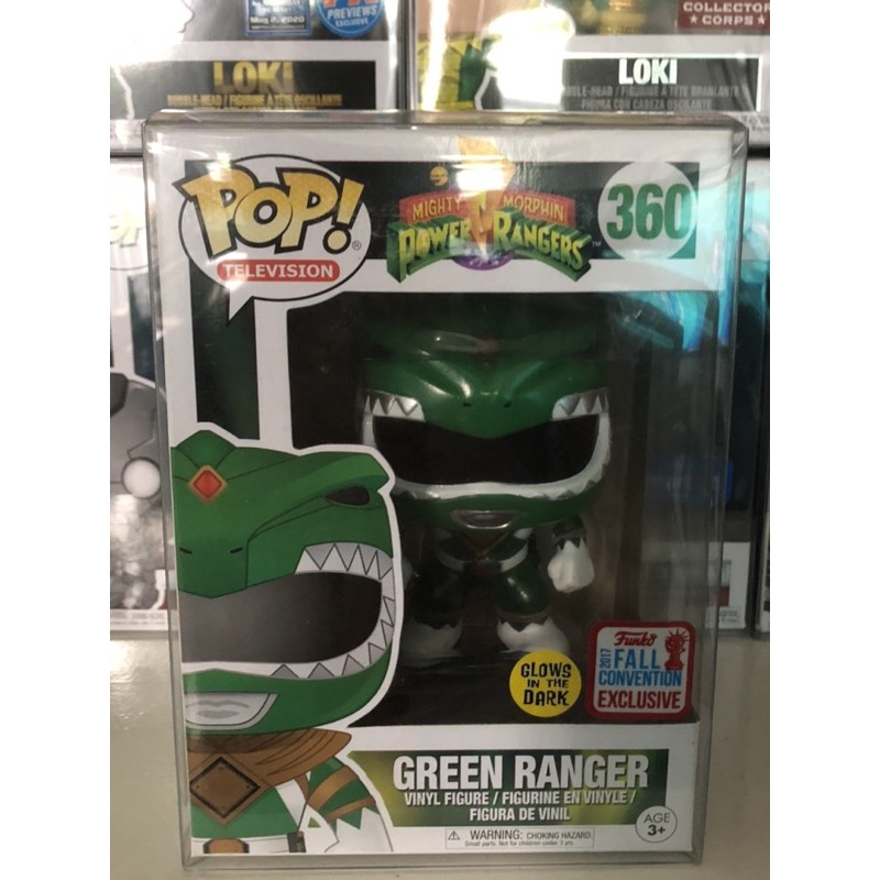 green ranger funko pop glow in the dark