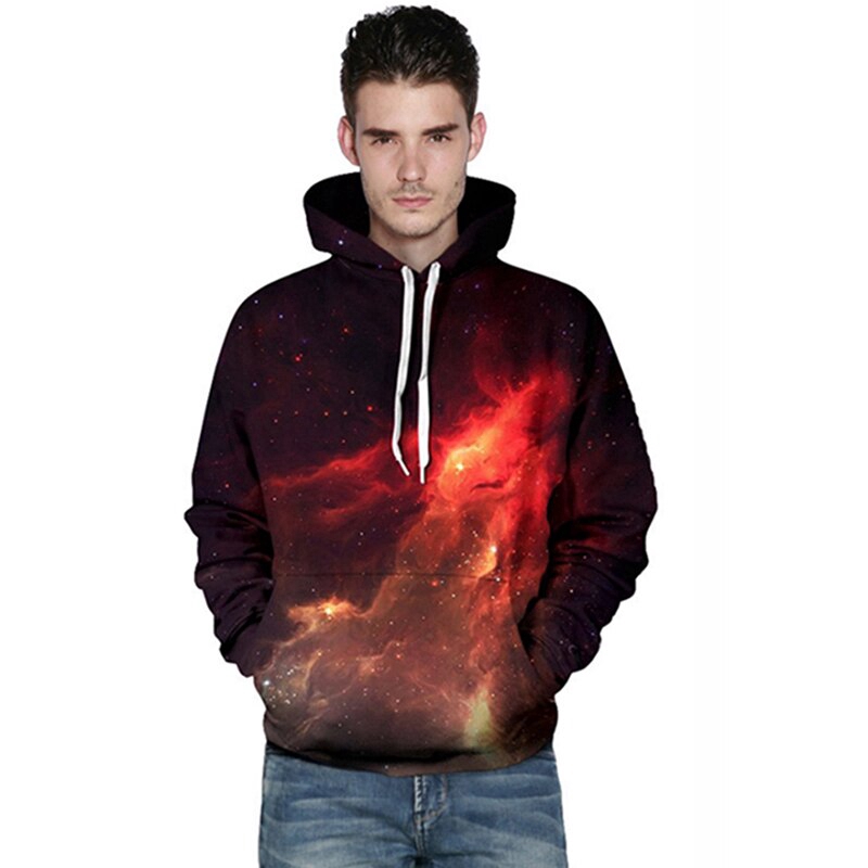 red nebula hoodie